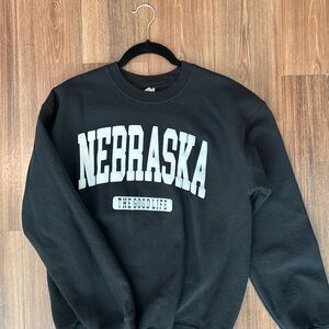 Nebraska Black Sweatshirt
